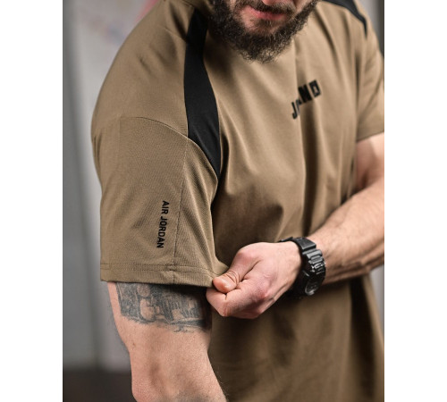 Футболка Jordan dry-fit коричнева 4 ДЛ6483 за 879 грн