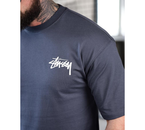 Футболка оверсайз STUSSY Graffiti sea ТР6880 за 1099 грн