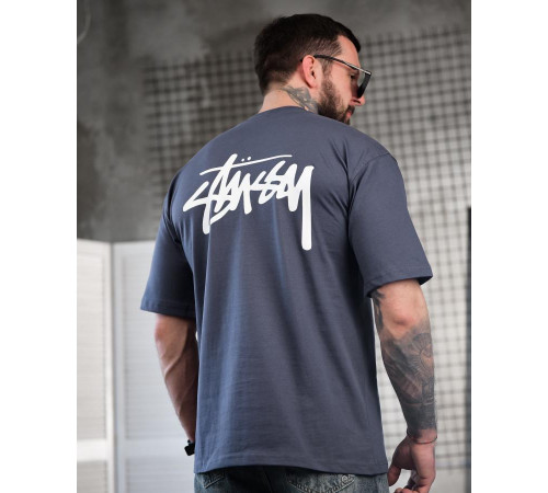 Футболка оверсайз STUSSY Graffiti sea ТР6880 за 1099 грн