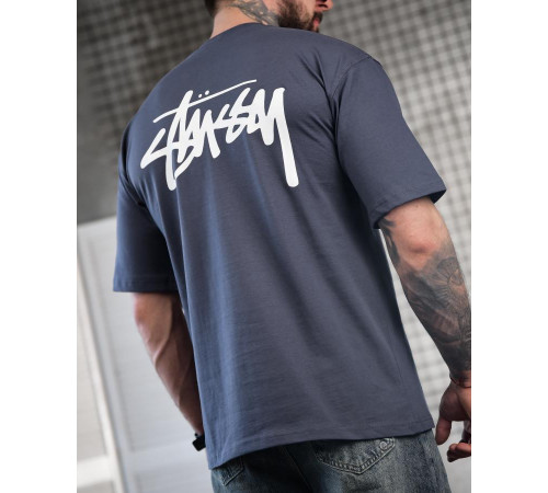 Футболка оверсайз STUSSY Graffiti sea ТР6880 за 1099 грн