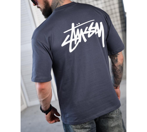 Футболка оверсайз STUSSY Graffiti sea ТР6880 за 1099 грн
