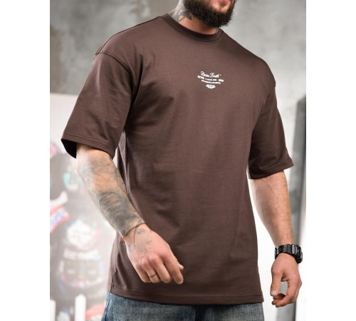 Футболка oversize NYC бордо ТР6871 за 1099 грн