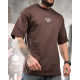 Футболка oversize NYC бордо ТР6871 за 1099 грн
