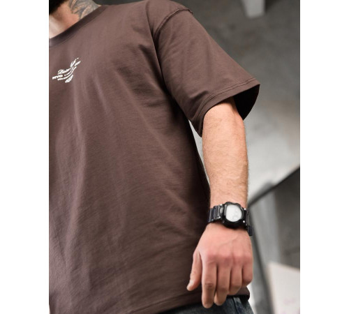 Футболка oversize NYC бордо ТР6871 за 1099 грн