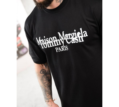 Футболка oversize maison margiela чорна ТР6884 за 1099 грн