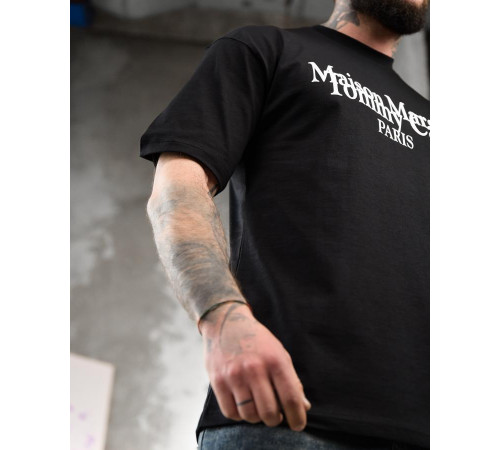 Футболка oversize maison margiela чорна ТР6884 за 1099 грн