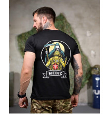 Тактична потовідвідна футболка Medic black РП7346
