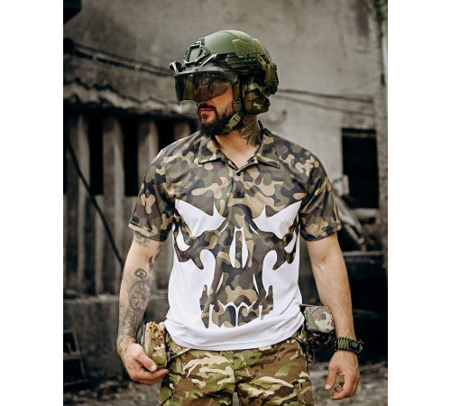 Мілітарі поло футболка jblivion punisher mtk ПП7496