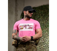 Хлопковая Футболка Tactical pink ПП7756