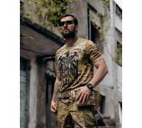 Тактическая потоотводящая футболка roman eagle ДЛ7029