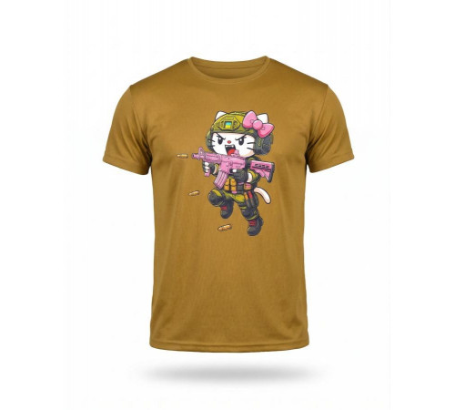 Тактическая футболка SELION warrior coyot ТР6765