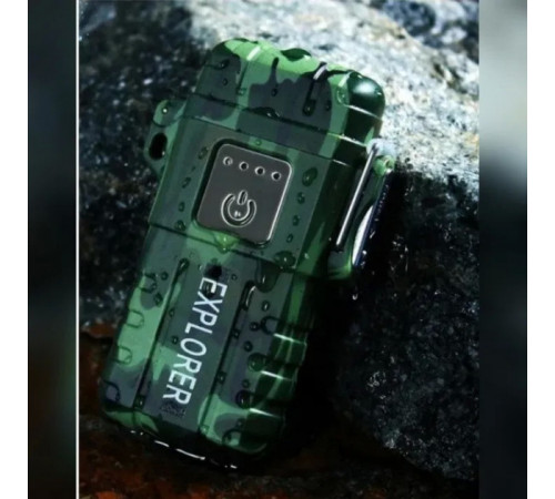 Запальничка USB з індикатором заряду JL317 Explorer, Запальничка з сенсорним включенням FR-28