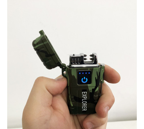 Запальничка USB з індикатором заряду JL317 Explorer, Запальничка з сенсорним включенням FR-28