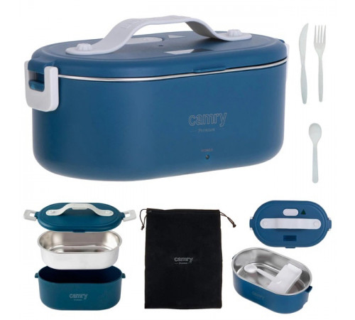 Ланчбокс для еды Camry, Ланчбокс с подогревом lunchbox, Пищевой термос для еды, Контейнер lunch box BP-89