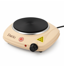 Бытовая плита для приготовления DARIO DHP121B 1200Вт, Плита электрическая мощная, Мини электроплита UC-94