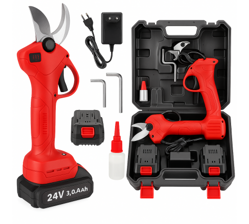 Секатор аккумуляторный Boxer BX-9001 2 АКБ 24В MJ-55