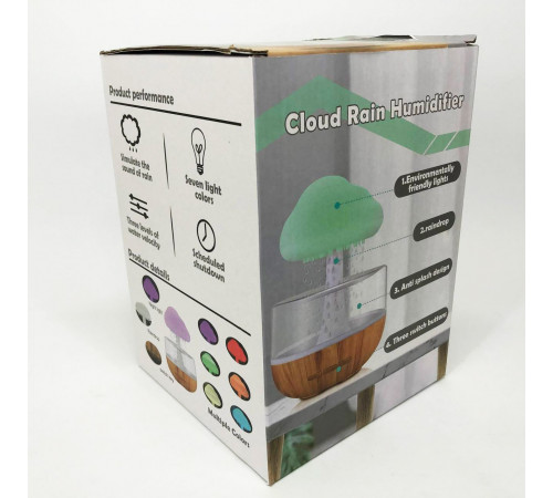 Детский увлажнитель ночник воздуха на подарок Cloud Rain Humidifier, Увлажнители и очистители воздуха KU-37