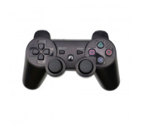 Игровой беспроводной геймпад Doubleshock PS3/PC аккумуляторный джойстик с функцией вибрации. Цвет: черный ZC-34