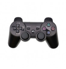 Бездротовий ігровий геймпад Doubleshock PS3/PC акумуляторний джойстик з функцією вібрації. Колір: чорний ZC-34