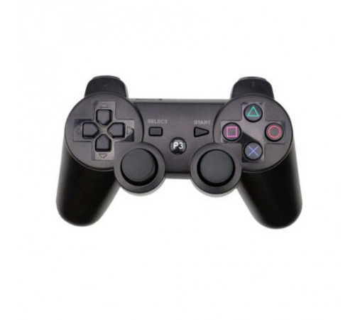 Бездротовий ігровий геймпад Doubleshock PS3/PC акумуляторний джойстик з функцією вібрації. Колір: чорний ZC-34 за 460 грн