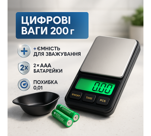 Весы с высоким уровнем точности Digital, Весы сверхточные Портативные карманные ювелирные QE-72