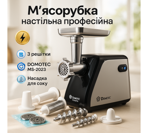Хороша Електрична м'ясорубка, Електрична м'ясорубка насадка для приготування ковбас VB-36