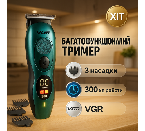 Портативная ручная машинка для стрижки волос, Многофункциональный триммер для стрижки волос и бороды AX-90
