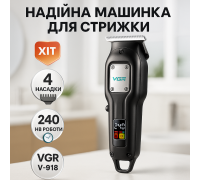 Машинка для стрижки акуммуляторная VGR, Машинка для стрижки волос и затылка Триммер висков MK-71