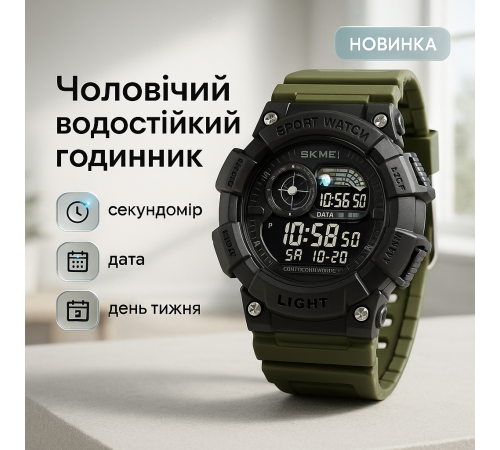 Водонепроницаемые электронные часы, Оригинальные спортивные часы Тактические для зсу AK-26