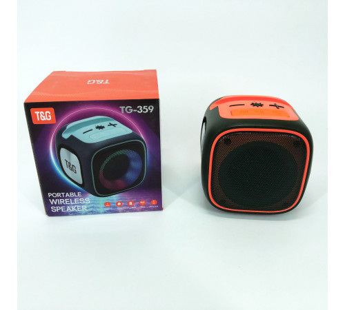 Колонка bluetooth бюджетная TG359, Блютуз колонка для пляжа Bluetooth с хорошей батареей IO-85