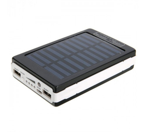 УМБ Power Bank Solar 10000 mAh мобільне зарядне із сонячною панеллю та лампою, зовнішній акумулятор PY-49 за 366 грн