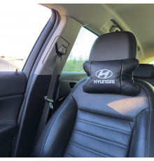 Подушка підголівник з логотипом Hyundai, М'яка подушка для подорожей підголівник, Подушки для машини KL-20