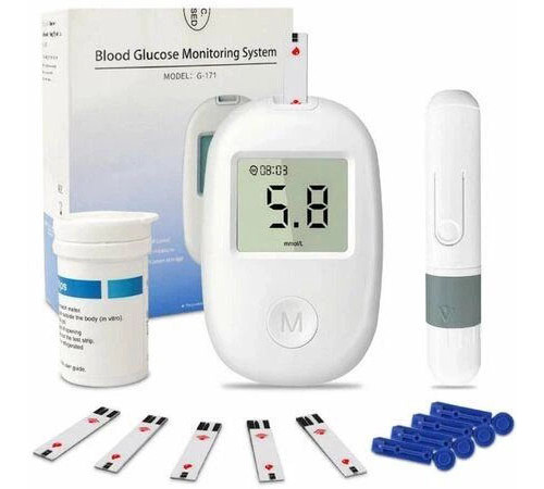 Глюкометр Glucose Meter GLM-76 с тест-полосками 50 шт – прибор для измерения сахара в крови ED-80