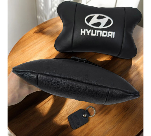 Подушка підголівник з логотипом Hyundai, М'яка подушка для подорожей підголівник, Подушки для машини KL-20