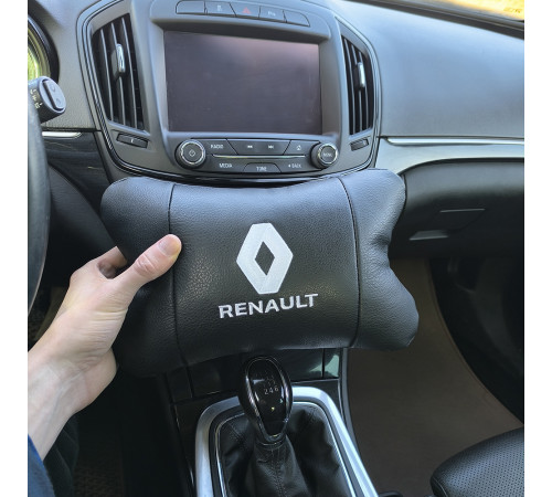 Подголовник-подушка для автомобиля под шею Renault Рено, Универсальная подушка на подголовник авто WT-10