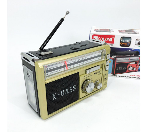 Всеволновый радиоприемник профессиональный Golon RX-381, Радиоприемники fm диапазона FY-64