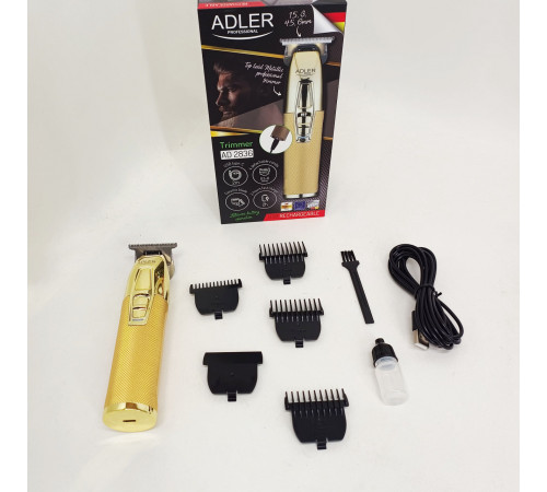 Модная машинка для стрижки волос Adler AD-2836G, Беспроводные машинки для стрижки легкие DG-52