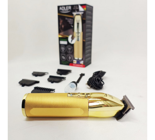 Модная машинка для стрижки волос Adler AD-2836G, Беспроводные машинки для стрижки легкие DG-52