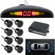 Парктроник (парковочный радар) Assistant Parking Sensor, 8 черных датчиков UW-33