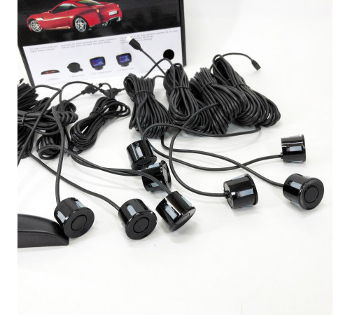 Парктроник (парковочный радар) Assistant Parking Sensor, 8 черных датчиков UW-33