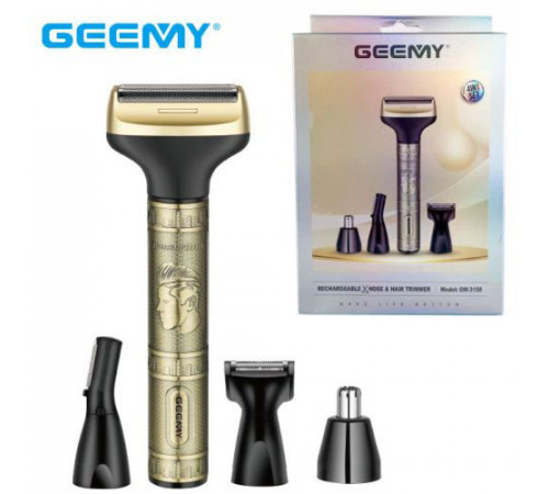 Профессиональный триммер для бритья Geemy GM-3158, Электрическая машинка для стрижки TU-23