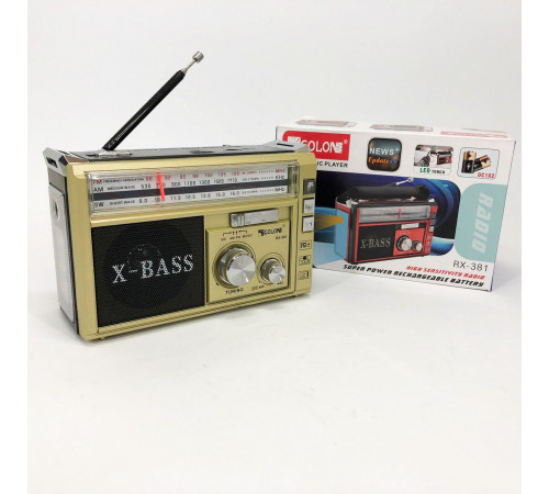 Всеволновый радиоприемник профессиональный Golon RX-381, Радиоприемники fm диапазона FY-64