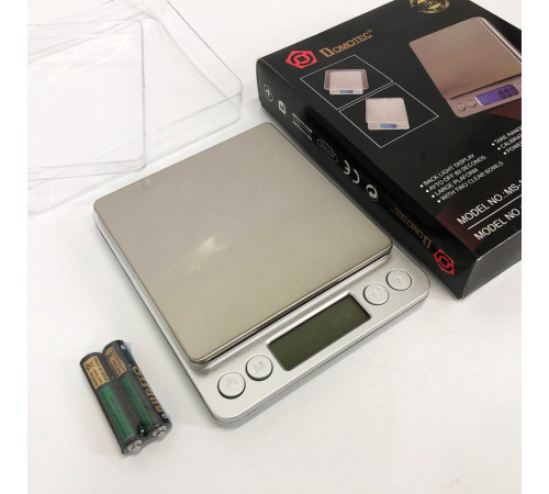 Маленькие электронные весы для взвешивания Domotec MS-1729B 500 г, Электронные весы для золота DT-67