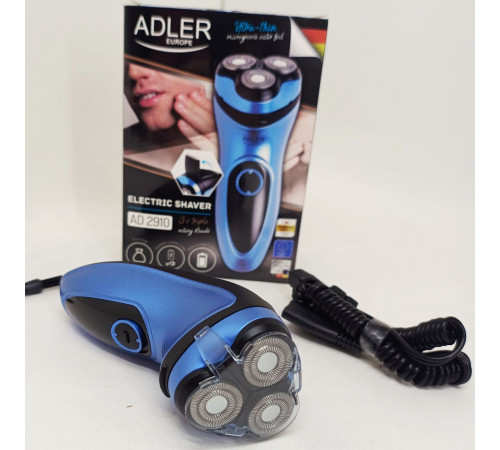 Портативна чоловіча професійна бритва Adler AD 2910, Чоловіча електрична акумуляторна електробритва WF-11