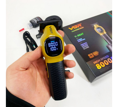 Электронная машинка для стрижки VGR V-886T GOLD, Машинка для стрижки хорошая Электромашинка волос UP-29