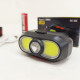 Ліхтар з фіксацією на голові KX-302-LED+2COB, Ліхтар на лоб для будівельних робіт NH-13