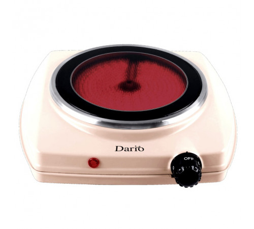 Бытовая плита для приготовления DARIO DHP121B 1200Вт, Плита электрическая мощная, Мини электроплита UC-94