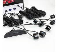 Парктроник (парковочный радар) Assistant Parking Sensor, 8 черных датчиков UW-33