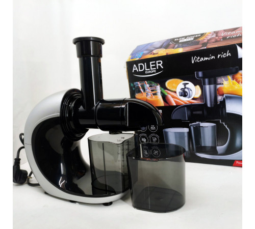 Соковыжималка шнековая для цитрусовых фруктов и овощей Adler AD 4130 домашняя электрическая на 150Вт DV-98