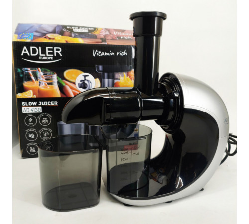 Соковыжималка шнековая для цитрусовых фруктов и овощей Adler AD 4130 домашняя электрическая на 150Вт DV-98